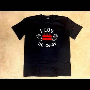 I Luv DC Go-Go Unisex T-Shirts